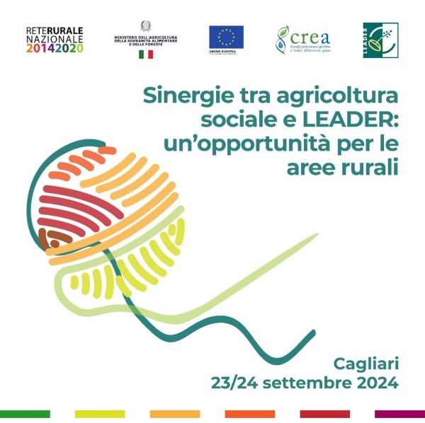 Anche il Gal Marmilla partecipa al convegno “Sinergie tra agricoltura sociale e Leader: un’opportunità per le aree rurali”