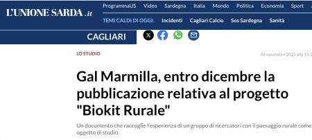 Biokit Rurale - La pubblicazione